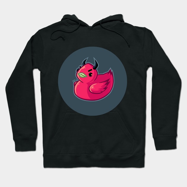 Devil Ducky Hoodie by ZoeStanleyArts